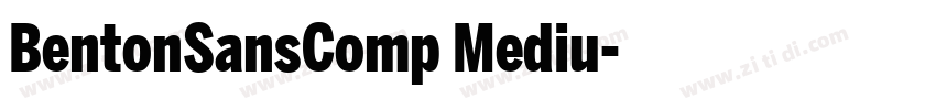 BentonSansComp Mediu字体转换 BentonSansComp Mediu字体转换